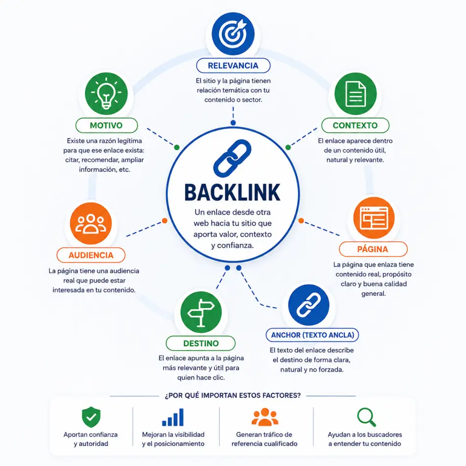 Factores para evaluar la calidad de un backlink en una estrategia de link building